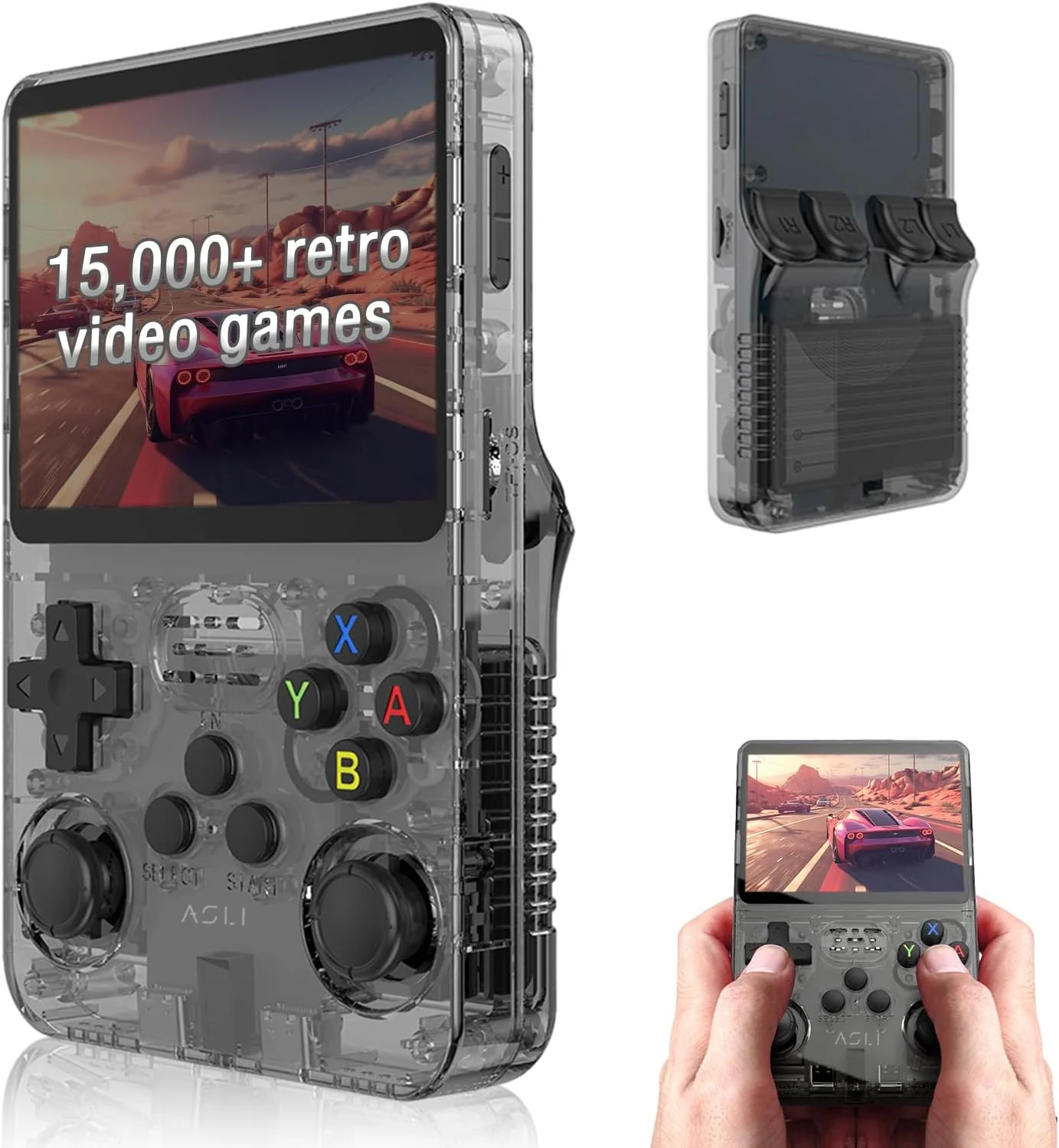 Asli Global Xretro Engine 3.5 Xretro Handheld Game Console With Linux System 128GB | Black Asli Global Xretro Engine 3.5 Xretro Handheld Game Console With Linux System 128GB | Black